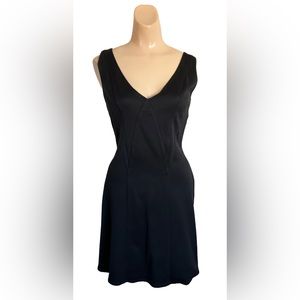 Bruno Duluc from Kush V Neck Black Dress Size Small